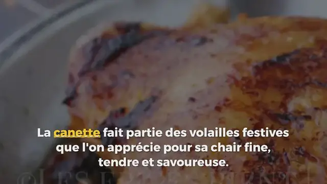 Video thumbnail for Canette fermière au four, sauce velours aux cerises noires et cannelle [technique canette en saumure]