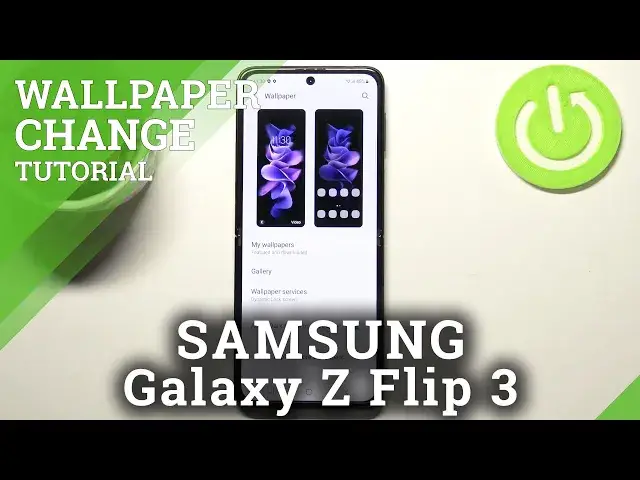 'Video thumbnail for How to Change Wallpaper on SAMSUNG Galaxy Z Flip 3 – Manage Display Settings'