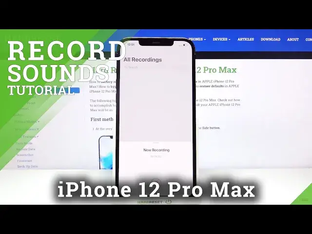 'Video thumbnail for How to Record Sound on iPhone 12 Pro Max – iOS Voice Recorder'