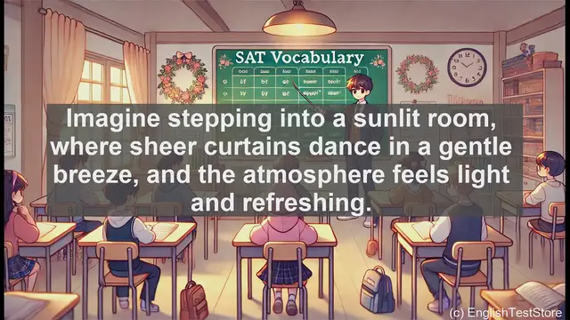 Video thumbnail for 5000 Must Know SAT Vocabulary - Airy: Exploring the Lightness in Language