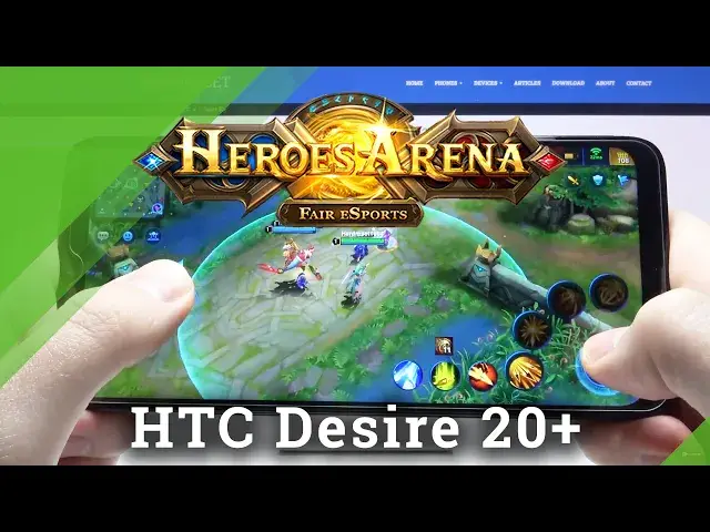 Video thumbnail for The Gameplay of Heroes Arena on HTC Desire 20+ – Gaming Test