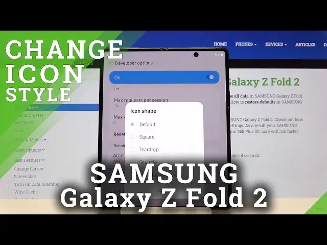 Video thumbnail for Icons Shape Changing on SAMSUNG Galaxy Z Fold 2 – Shortcuts Customization