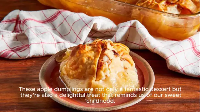 Video thumbnail for Old-Fashioned Apple Dumplings