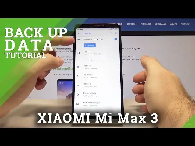 Video thumbnail for How to Enable Google Backup in XIAOMI Mi Max 3 - Backup Data