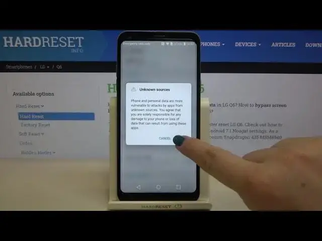 Video thumbnail for How to Enable Unknown Sources in LG Q6 – Allow App Installation