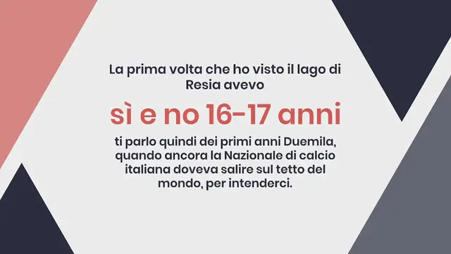 Video thumbnail for La storia del lago di Resia e del campanile sommerso