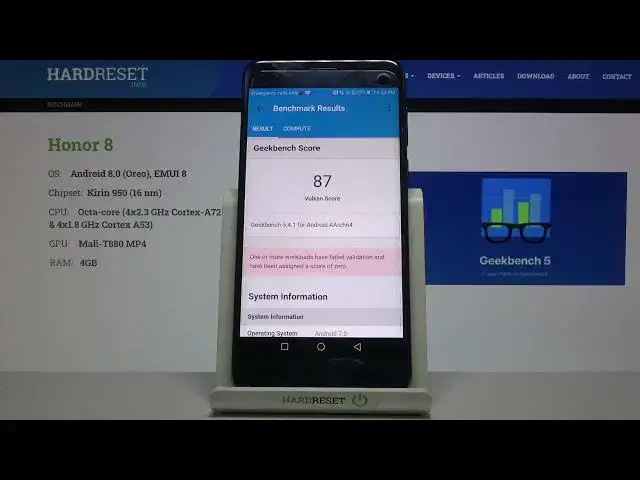 Video thumbnail for GPU Benchmark Vulkan on Huawei Honor 8 – Geekbench 5 Performance Test