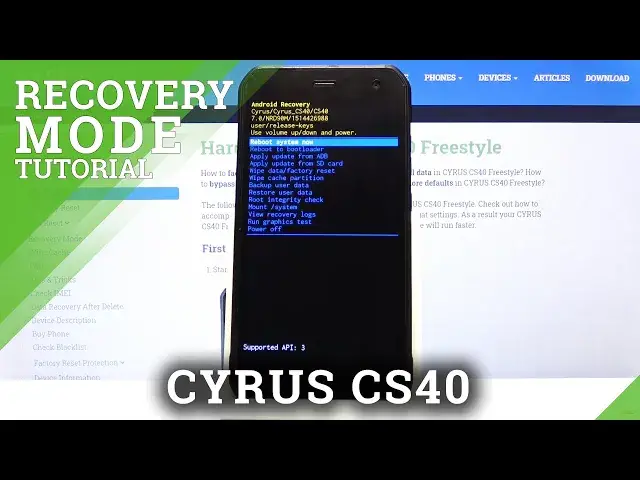 Video thumbnail for How to Enable Recovery Mode in CYRUS CS40 - Enter & Quit Recovery