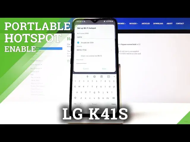 'Video thumbnail for How to Enable Portable Hotspot in LG K41s – Enter Hotspot Settings'