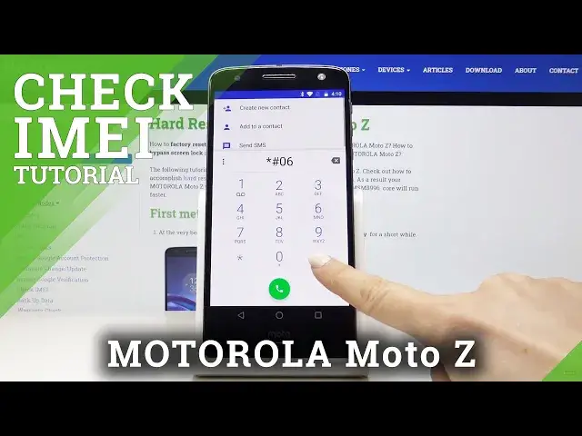 'Video thumbnail for How to Check IMEI and Serial Number in MOTOROLA Moto Z – IMEI & SN Info'