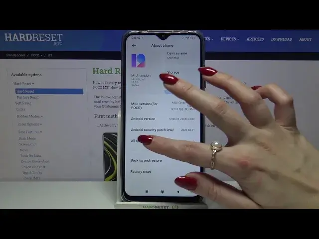 'Video thumbnail for How Check Phone Specifications in Poco M3 – Find Smartphone Info'