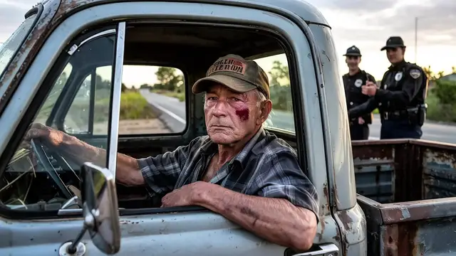 'Video thumbnail for Cops Regret Stopping This Old Truck — One Hour Later, a Four-Star General Stepped Out of a Black SUV'