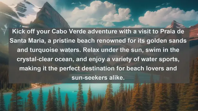 Video thumbnail for Explore the Spectacular Beauty of Cabo Verde: Top 10 Must-Visit Destinations