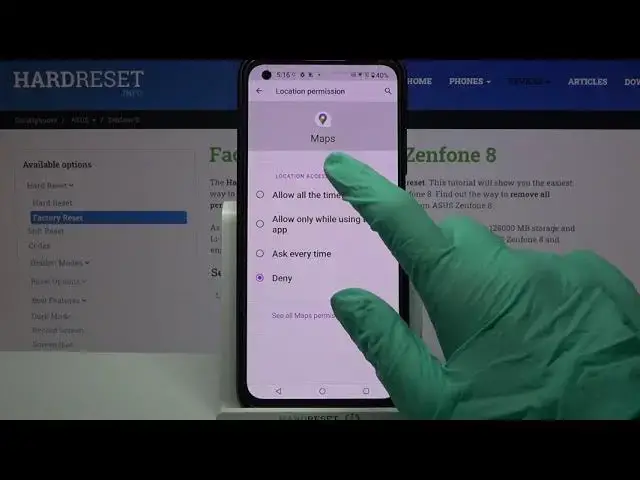 Video thumbnail for How to Manage Applications Permissions in ASUS Zenfone 8 - Allow/Deny App Access to Location