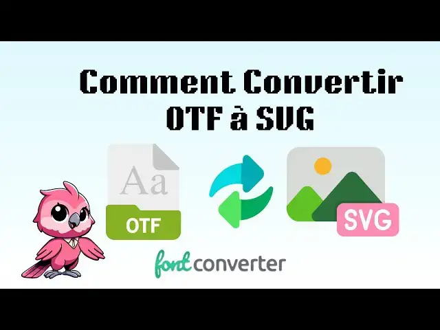Video thumbnail for Comment Convertir OTF en SVG (Guide Simple)
