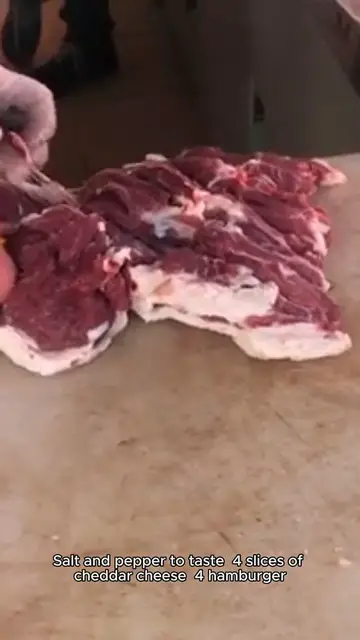 'Video thumbnail for burger recipe'
