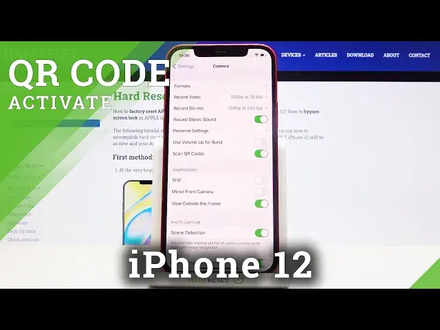 'Video thumbnail for How to Use iPhone 12 QR Scanner – Allow QR Codes'