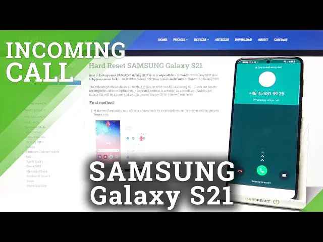 'Video thumbnail for WhatsApp Incoming Call in SAMSUNG Galaxy S21 – Display Action of WhatsApp Call'