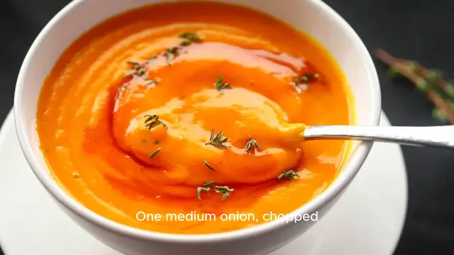 Video thumbnail for Pumpkin soup recipe