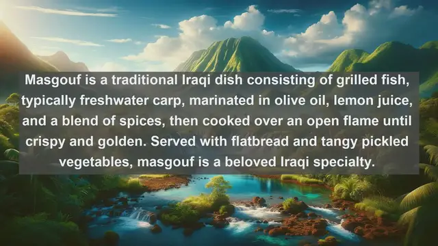 Video thumbnail for Exploring Iraqi Cuisine: Top 10 Mouthwatering Foods You Must Try in Iraq