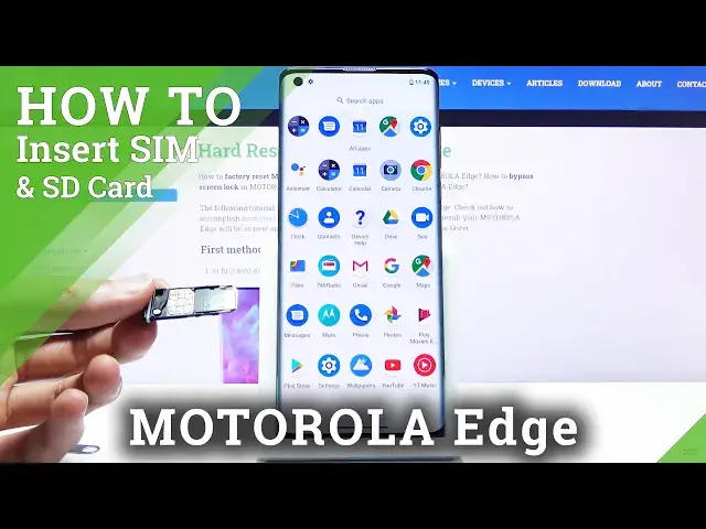 Video thumbnail for How to Insert SIM and SD Card in Motorola Edge - Set Up Micro SD Card