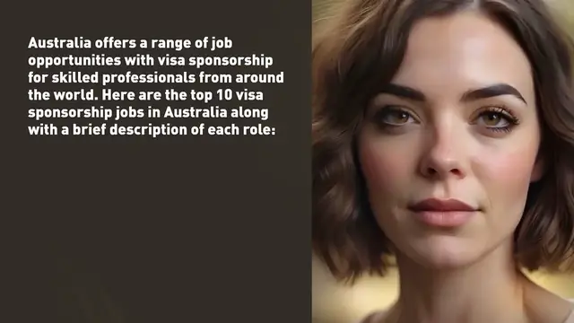 Video thumbnail for Visa Sponsorship jobs in Australia 2024 _ Employer Sponsored Visa Australia #australiavisa
