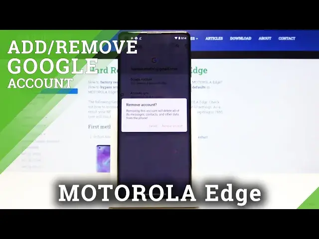 'Video thumbnail for How to Add Google Account to MOTOROLA Edge – Log in to Google Account'