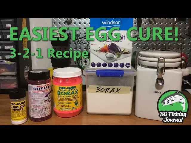 Video thumbnail for How to Cure Salmon Eggs with Borax, Sugar & Salt (3-2-1 Recipe)
