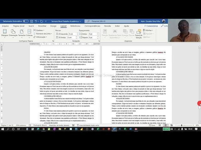 Video thumbnail for Semana Word de Trabalho Acadêmico - Aula 2