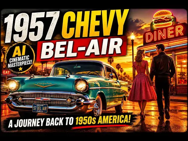 Video thumbnail for 1957 Like Never Before 🚗✨ | 1950s Americana, Vintage Chevy & Where the Highway Bends