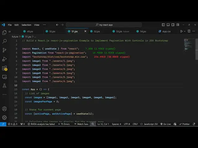 Video thumbnail for Build a React.js react-js-pagination Example to Implement Pagination With Controls in JSX Bootstrap