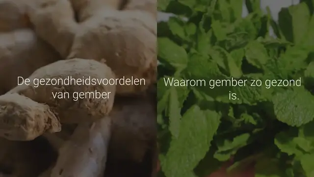 Video thumbnail for Gember gezond?