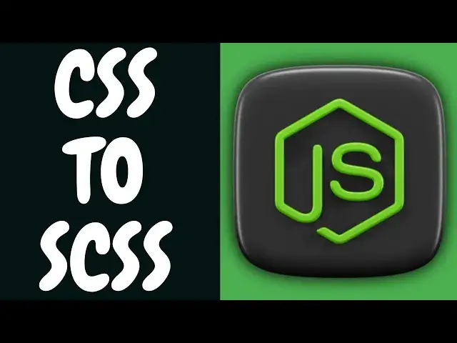 Video thumbnail for Node.js Tutorial to Compile & Convert CSS File to SCSS and Save it to File