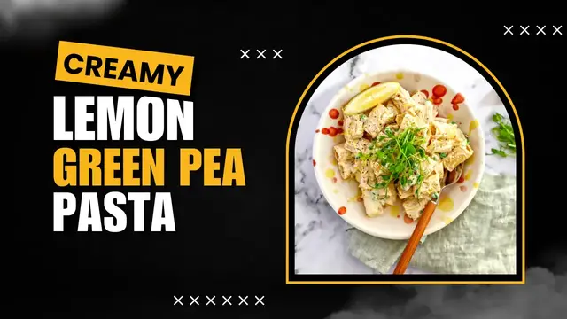 Video thumbnail for Creamy Lemon and Green Pea Pasta