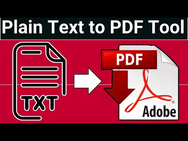 Video thumbnail for Build a PDF Document Generator From Raw Text Tool in Browser Using jsPDF Library in Javascript