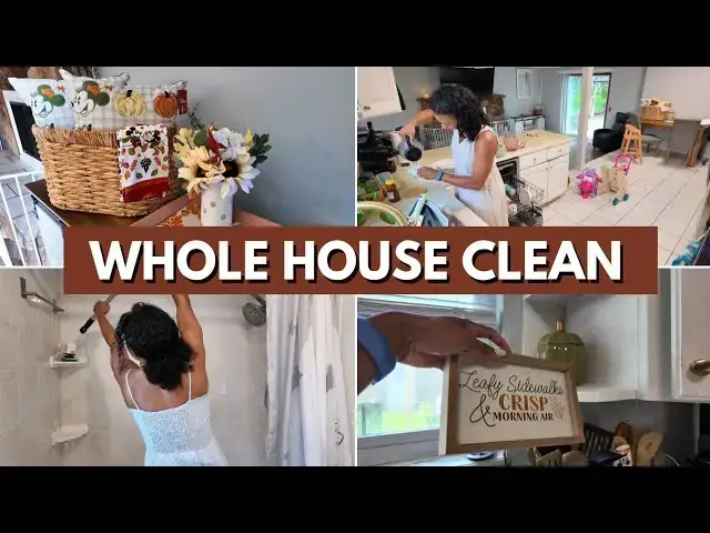 Video thumbnail for 1 Hour WHOLE HOUSE Clean With Me + Declutter for Fall 2026
