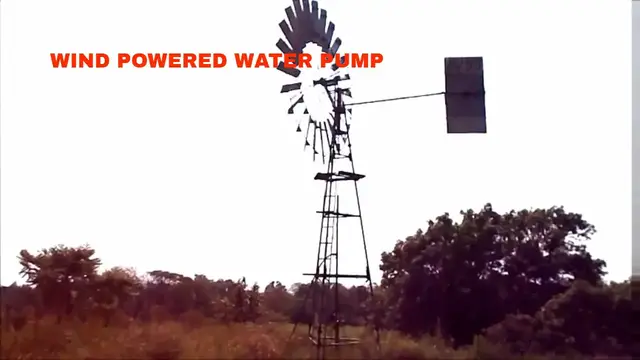 Video thumbnail for Wind powered water pump in India/Wind mill water pump/Pumping water without electricity,