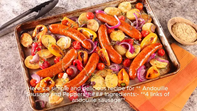 Video thumbnail for andouille sausage recipe