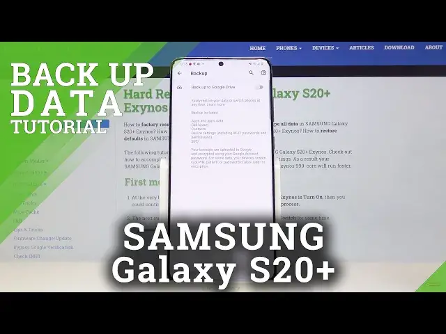 Video thumbnail for How to Enable Google Backup on Samsung Galaxy S20+ - Back Up Data