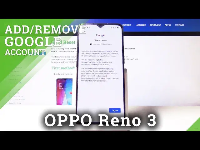'Video thumbnail for How to Add & Remove Google Account in OPPO Reno 3– Create/Erase Google User'