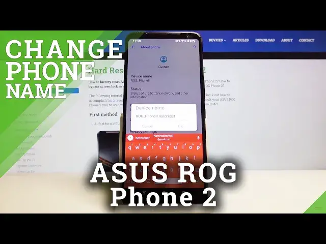 Video thumbnail for How to Change Device Name in ASUS ROG Phone 2 – Rename Phone