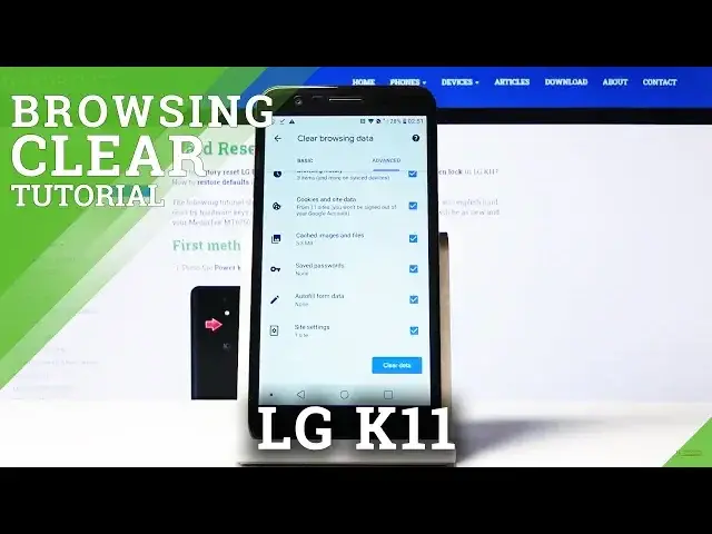 'Video thumbnail for How to Clear Browser Data in LG K11 – Erase Browser History'