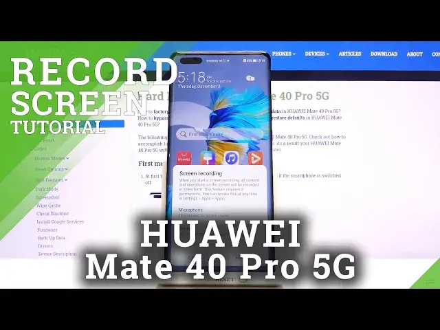 Video thumbnail for How to Record Screen in HUAWEI Mate 40 Pro – Save Fleeting Content