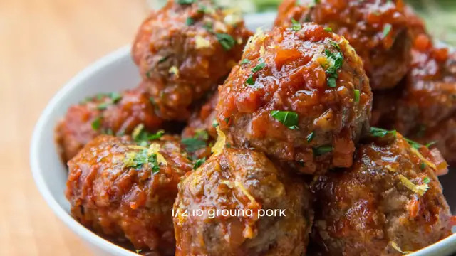 Video thumbnail for Italian meatball recipe