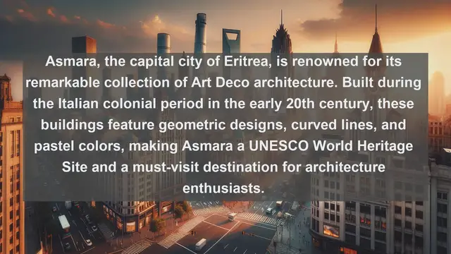 Video thumbnail for Discover Eritrea's Architectural Heritage: Top 10 Must-See Landmarks