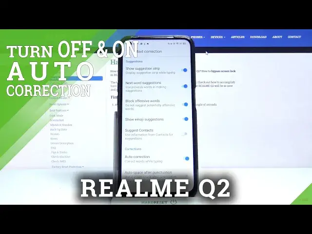 Video thumbnail for How to Enter AutoCorrection on REALME Q2 – Correct Words