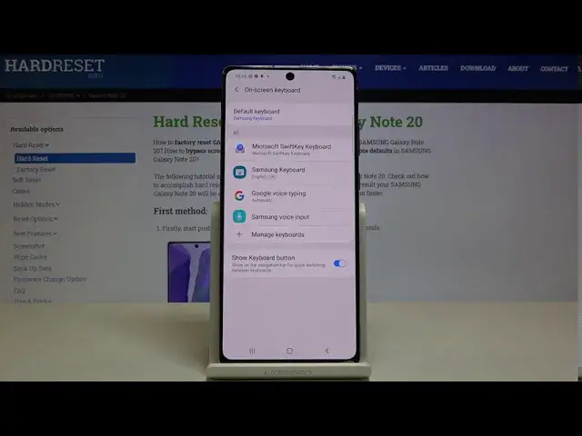 'Video thumbnail for How to Enter Autocorrection in SAMSUNG Galaxy Note 20 – SwiftKey Autocorrection Settings'