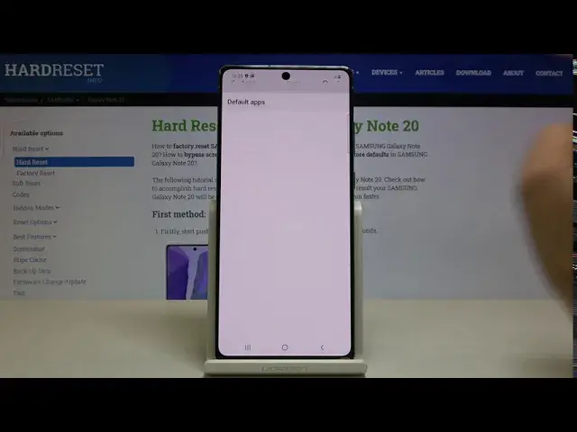 'Video thumbnail for How to Set Default Browser in SAMSUNG Galaxy Note 20 – Find Default Apps Settings'