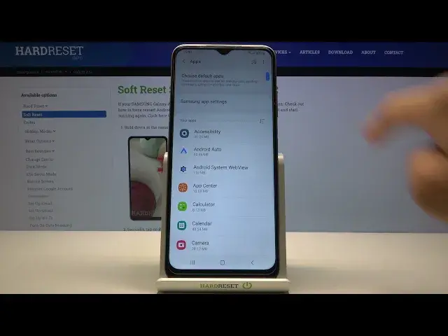'Video thumbnail for How to Restore Apps Preferences in SAMSUNG Galaxy A12 – Reset App Settings'