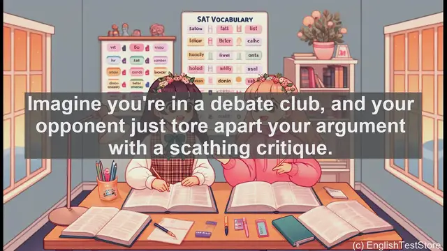 Video thumbnail for 5000 Must Know SAT Vocabulary - Animadversion: Understanding Harsh Criticism for SAT Success